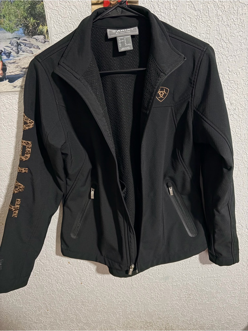 Ariat Black Utility Softshell Jacket with Logo Accents